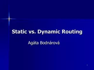 static vs dynamic routing