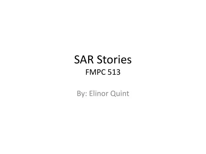 sar stories fmpc 513