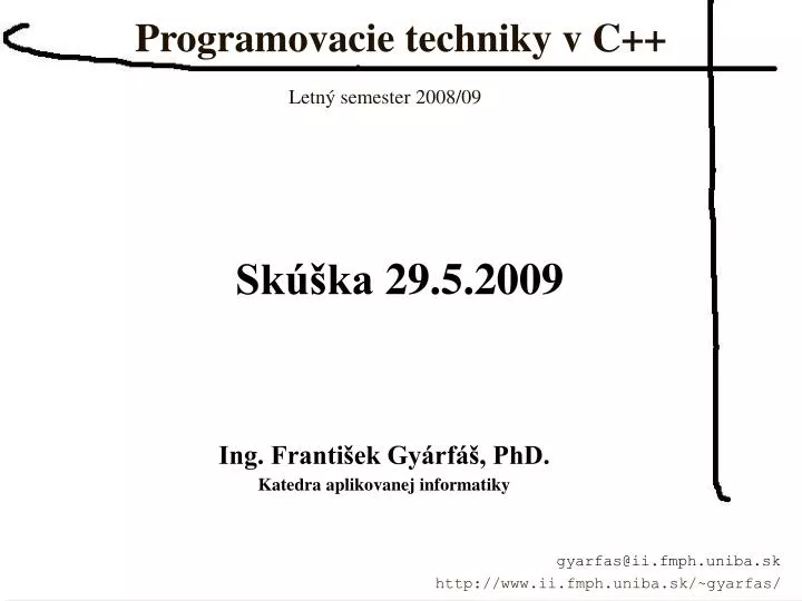programovacie techniky v c