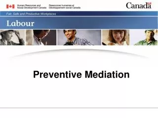 Preventive Mediation