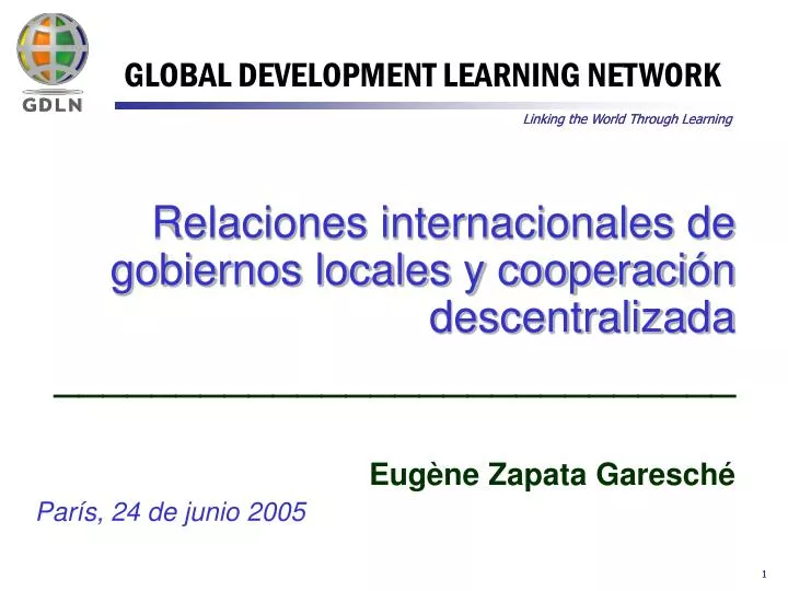 global development learning network