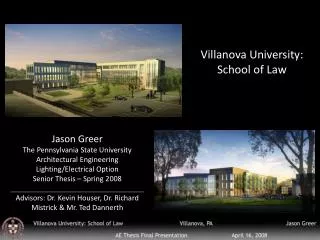 Villanova University: School of Law