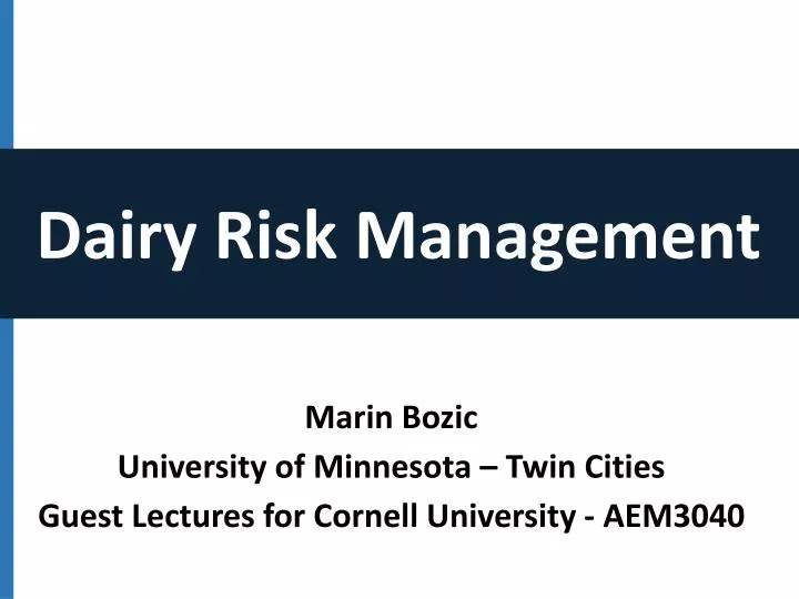 marin bozic university of minnesota twin cities guest lectures for cornell university aem3040