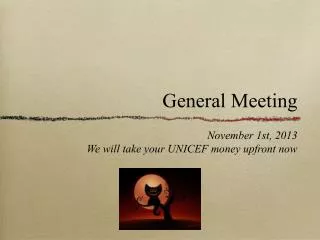 General Meeting