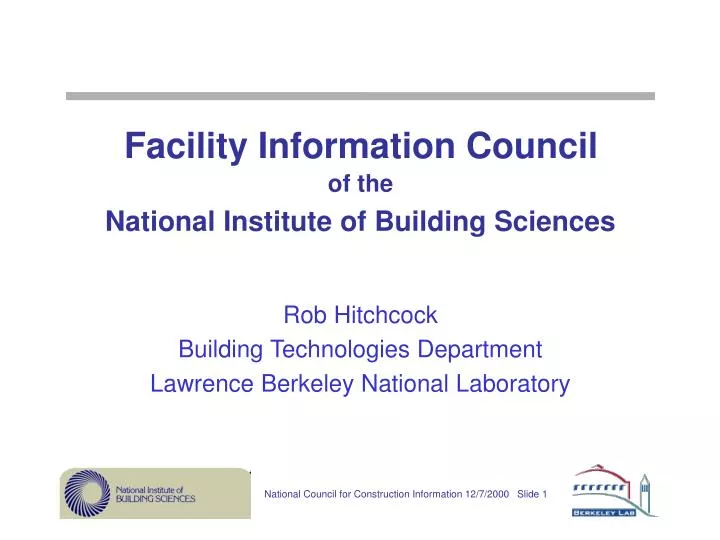 facility information council