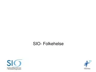 sio folkehelse