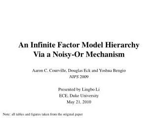An Infinite Factor Model Hierarchy Via a Noisy-Or Mechanism