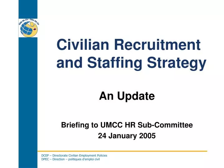 civilian recruitment and staffing strategy