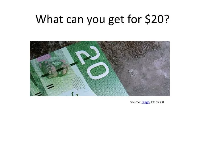 what can you get for 20