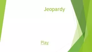 jeopardy