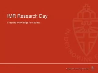 IMR Research Day