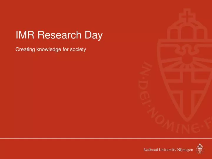 imr research day