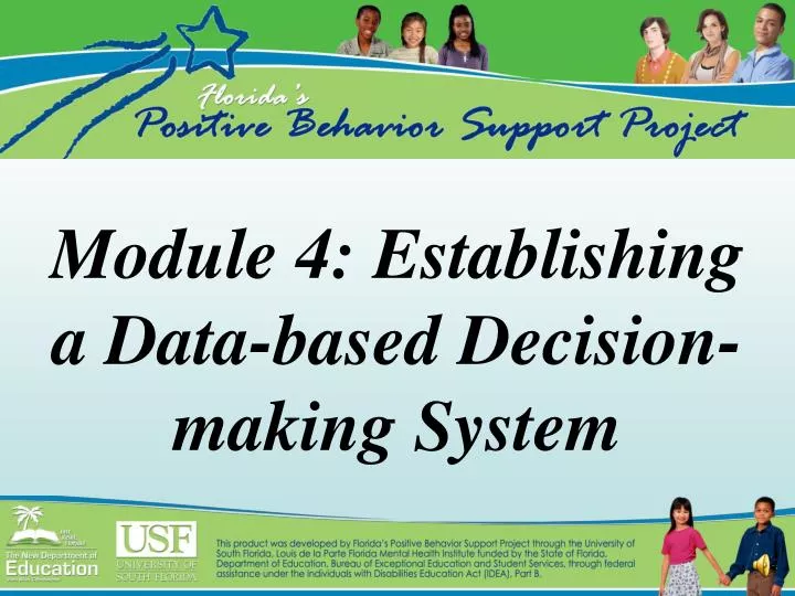 module 4 establishing a data based decision making system