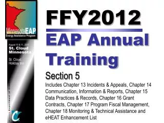 FFY2012 EAP Annual Training Section 5