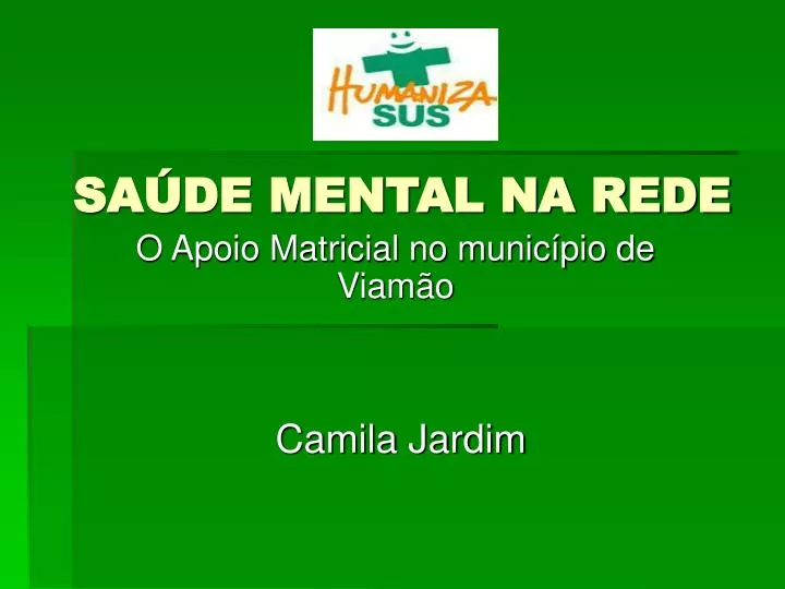 sa de mental na rede