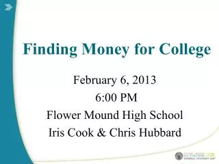 finding money for college