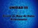 UNIDAD III - slide 1