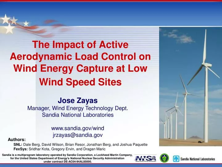 the impact of active aerodynamic load control on wind energy capture at low wind speed sites