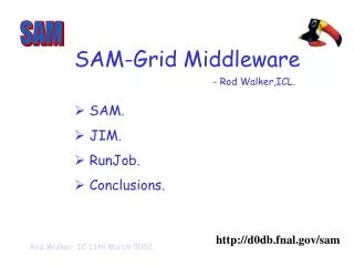 SAM-Grid Middleware