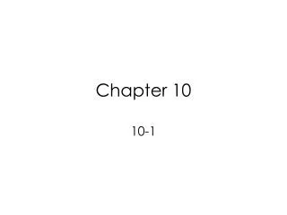 Chapter 10