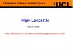 Mark Lancaster - slide 1