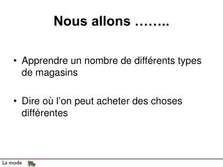 nous allons