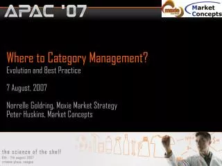 Where to Category Management?