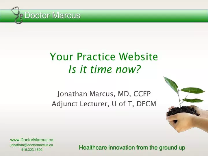 your practice website is it time now