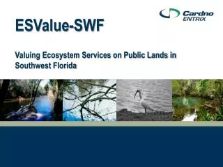 ESValue-SWF Valuing Ecosystem Services on Public Lands in Southwest Florida