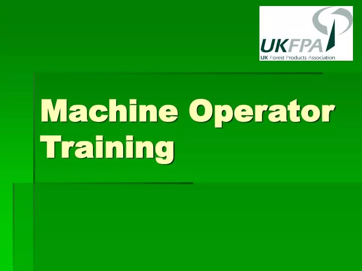 Cnc Machine Operator Training Pdf