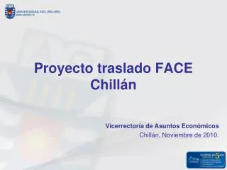 proyecto traslado face chill n