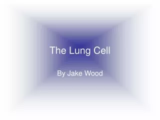 The Lung Cell