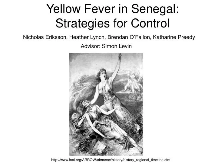 yellow fever in senegal strategies for control