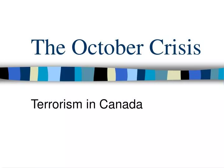 the october crisis