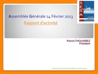 patrick thouverez pr sident