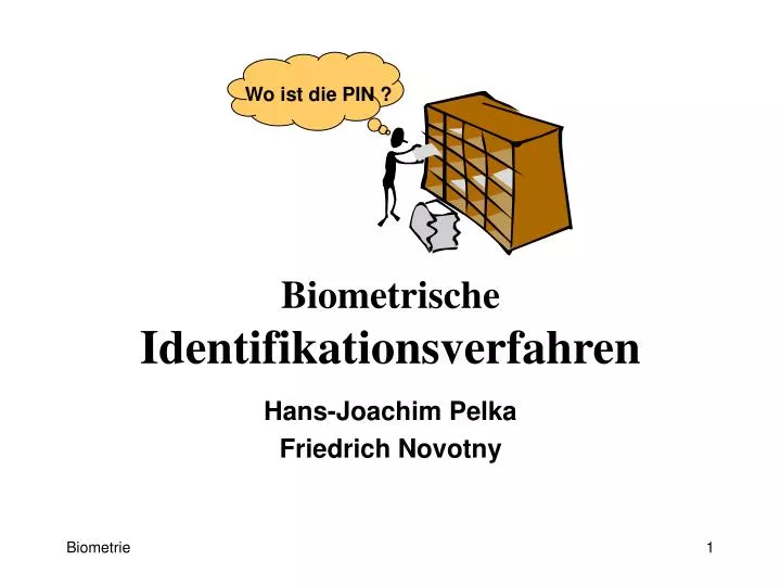 biometrische identifikationsverfahren