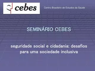 semin rio cebes