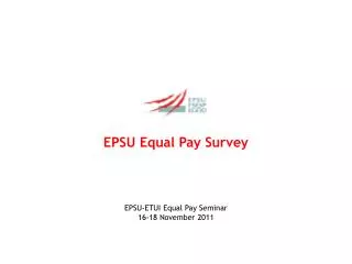 EPSU Equal Pay Survey
