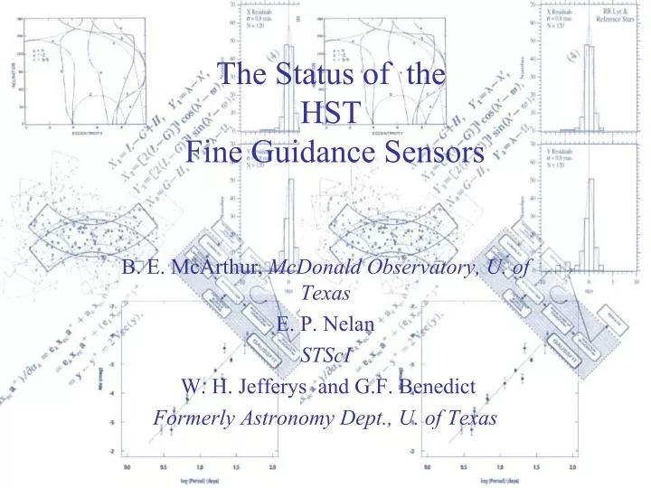 the status of the hst fine guidance sensors