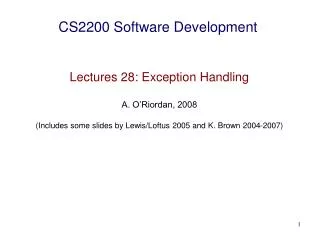 CS2200 Software Development