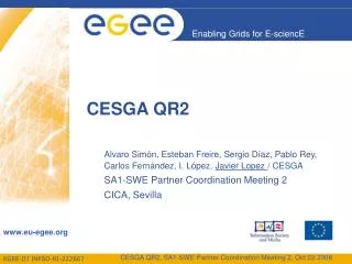 CESGA QR2