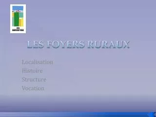 les foyers ruraux