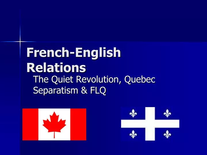 french english relations