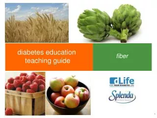 diabetes education teaching guide