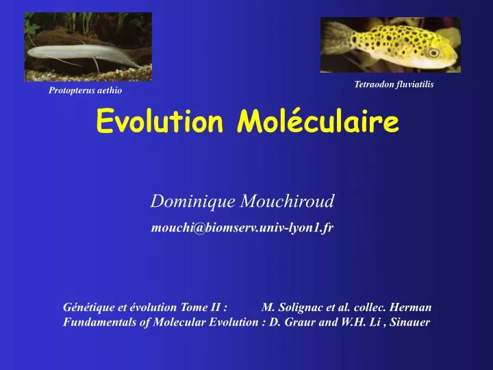 evolution mol culaire