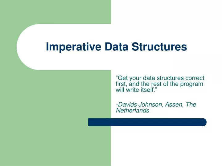 imperative data structures