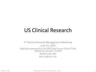 US Clinical Research
