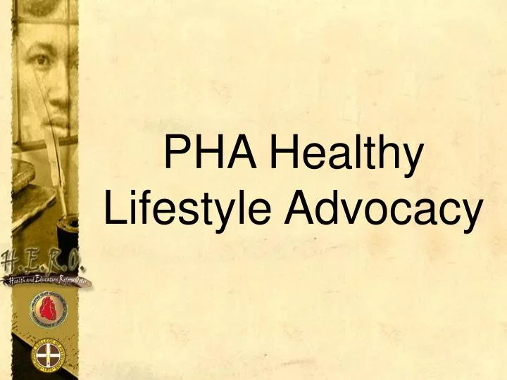 pha healthy lifestyle advocacy