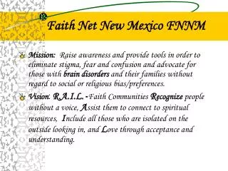 Faith Net New Mexico FNNM