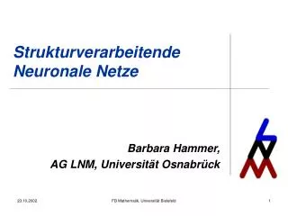 strukturverarbeitende neuronale netze